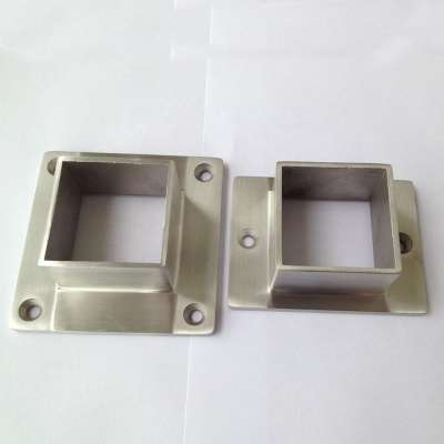 Stainless Steel Handrail Oblong Square Base Plate