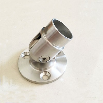 Adjustable round tube connector/Wall to tube connector/Adjustable railing wall base